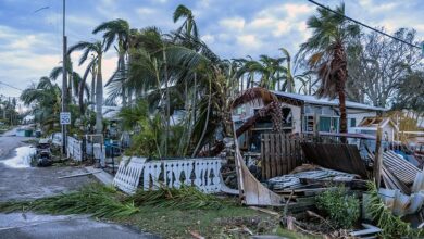 Hurricane milton hits hospitals florida