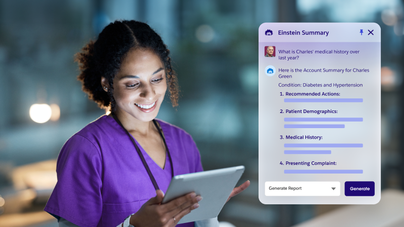 Salesforce healthcare ai sean kennedy