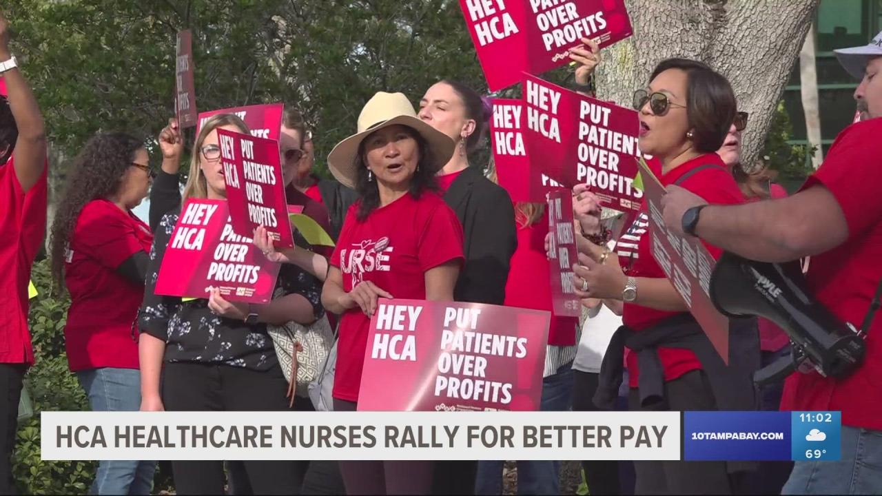HCA healthcare workers union contracts expiring negotiations