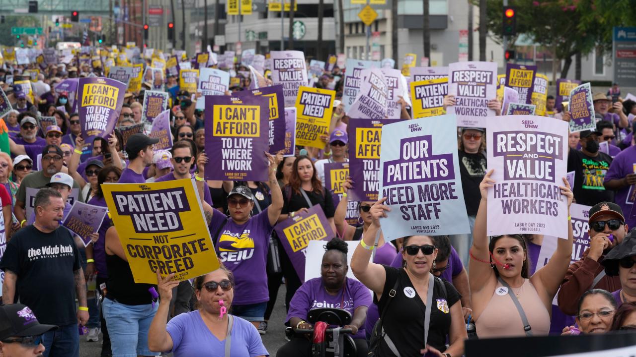 65000 kaiser permanente workers authorize strike healthcare labor