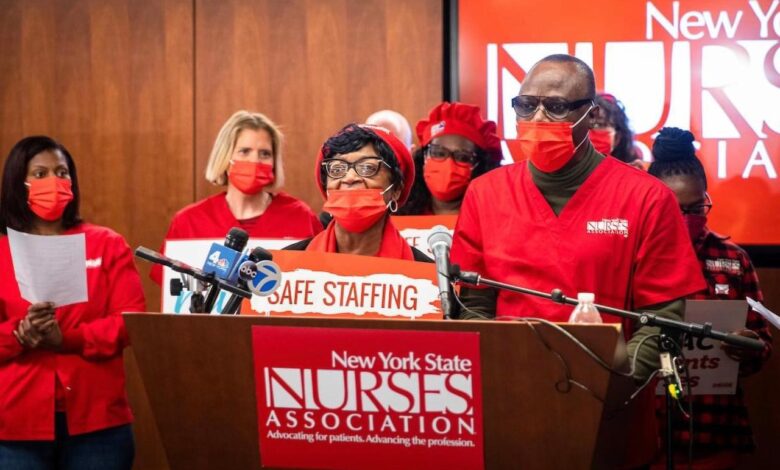 New york state nurse strike NYSNA Montefiore Mount Sinai