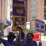 Robert wood johnson university hospital strike fortieth day
