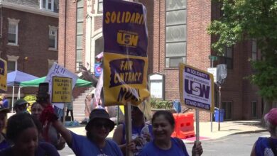 Robert wood johnson university hospital strike fortieth day