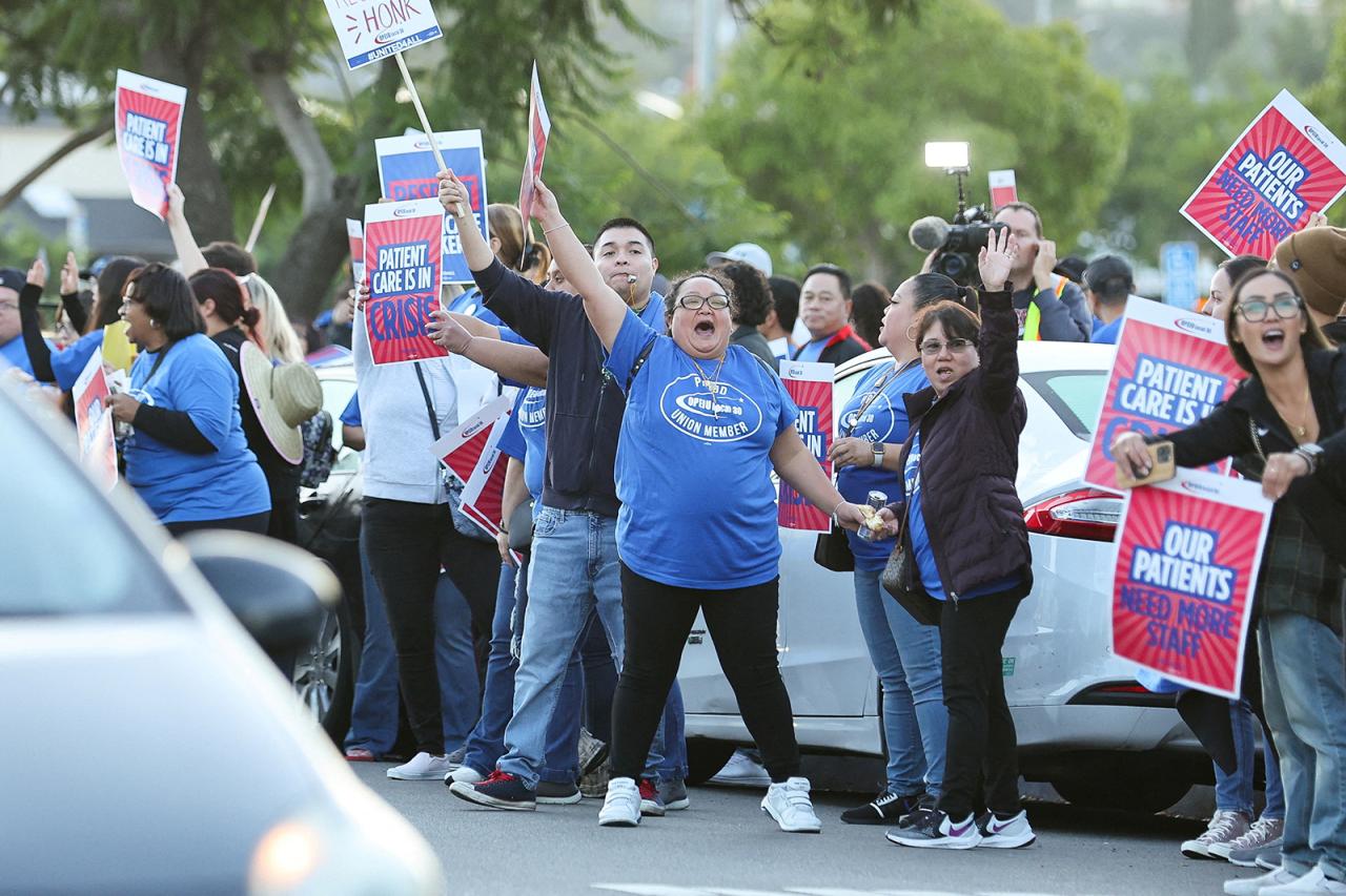 Kaiser unions issue unfair labor practice strike notice as bargaining furth