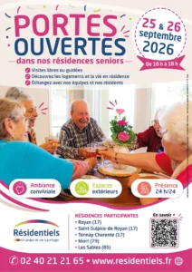 Journées portes ouvertes dans les résidences seniors Les Résidentiels